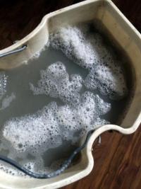 Globinsko čiščenje - umazana voda