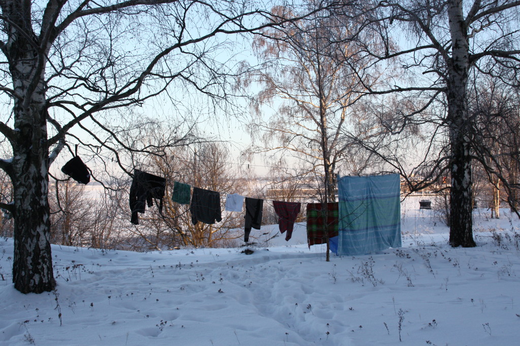 sušenje tkanin v zimskem času po globinskem čiščenju
